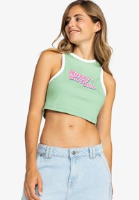 Roxy - SURFS LIFE - CROPPED - Top - green Miniatura obrázku 1