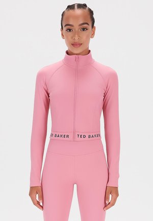 ESSENTIALS ZIP UP - Träningsjacka - lilas