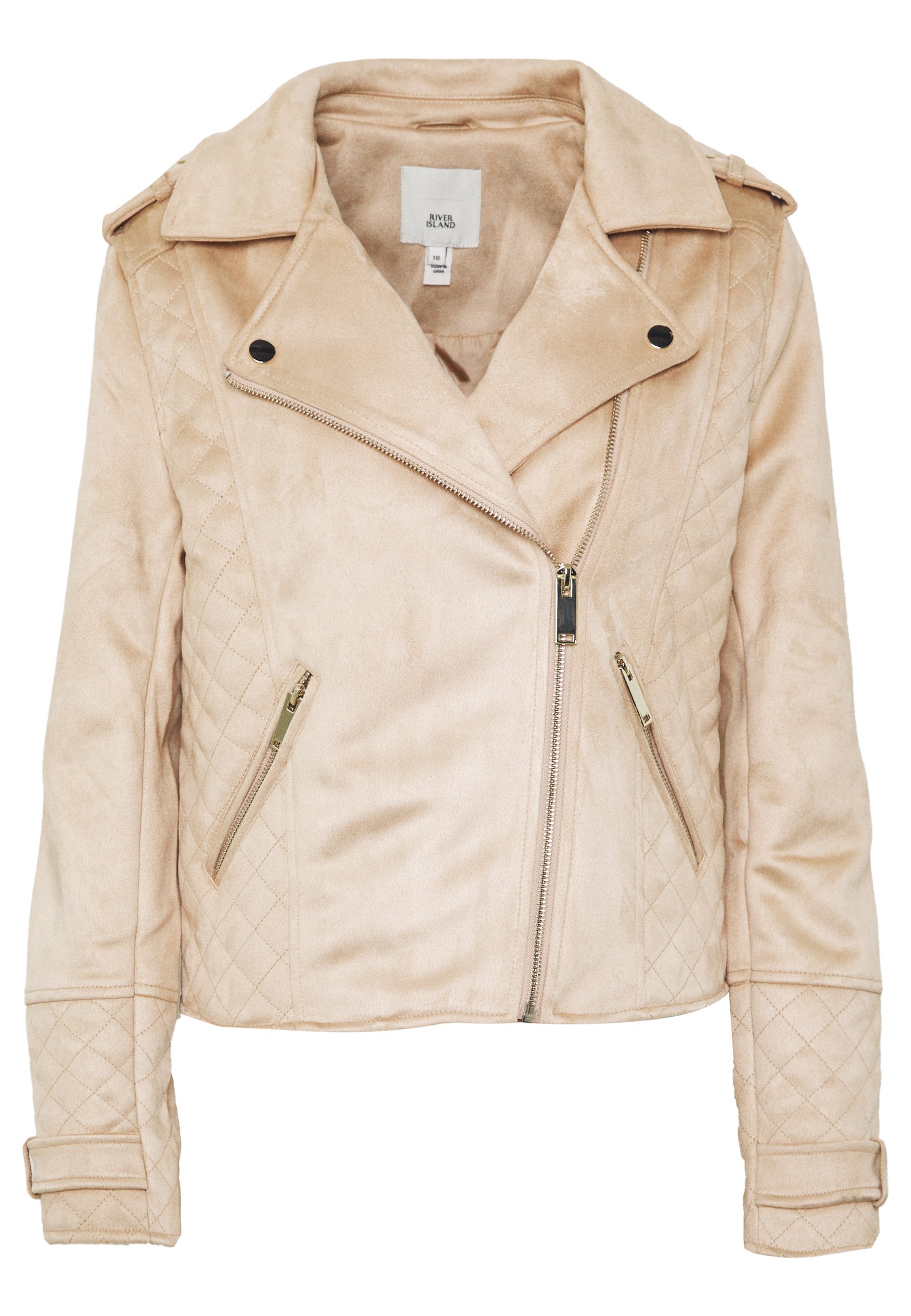 River Island Imitert skinnjakke sand Zalando.no River Island Imitert skinnjakke tan Zalando.no