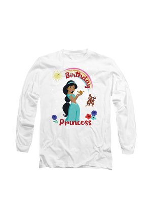 ALADDIN BIRTHDAY PRINCESS WITH JASMINE AND ABU - Long sleeved top - white