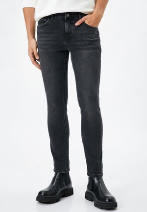 MICHAEL - Vaqueros pitillo - black