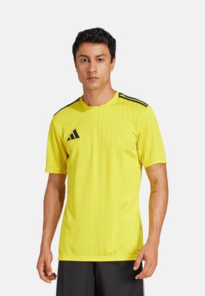 adidas Performance, Print T-shirt - gelbschwarz