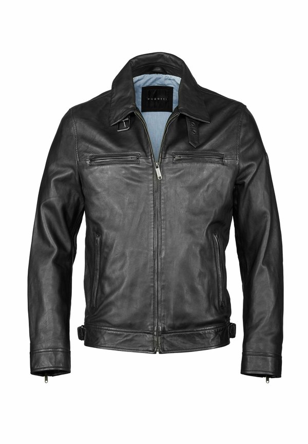 BUCASIMIRO - Lederjacke - schwarz