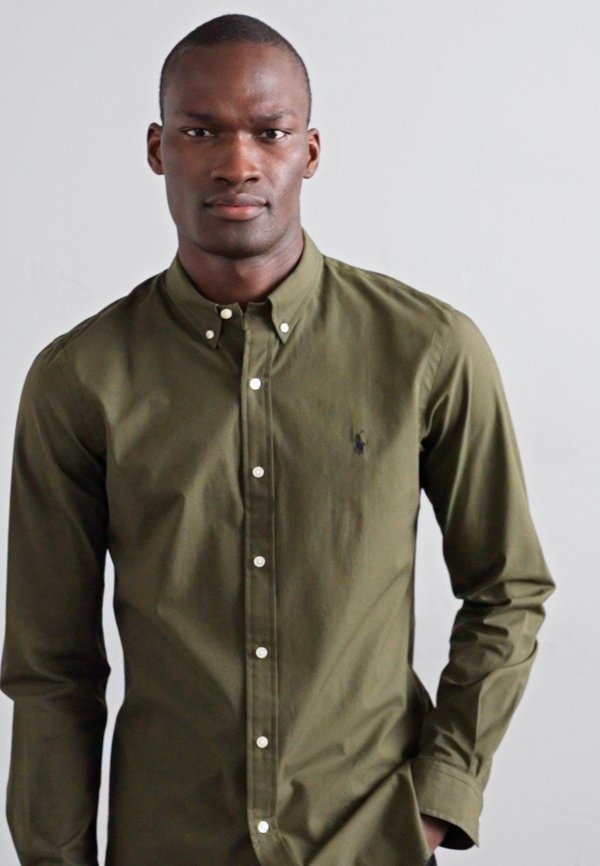 SLIM FIT STRETCH POPLIN SHIRT  - Shirt - armadillo4