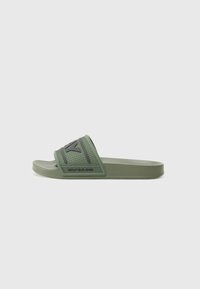 Unselected, military green/black