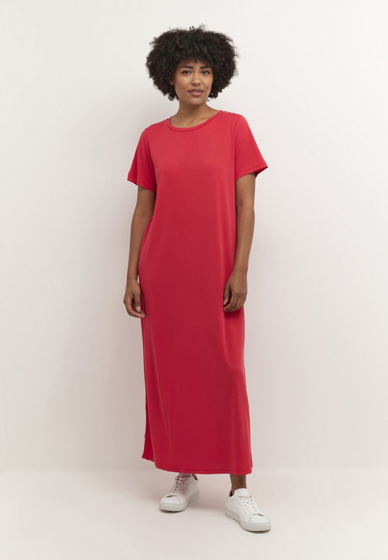 Culture KAJSA LONG Robe Longue Bittersweet rouge ZALANDO FR culture-kajsa-long-robe-longue-bittersweet-rouge-zalando-fr