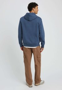 BZB UNI LOURD - Sweat à capuche - bleu marine