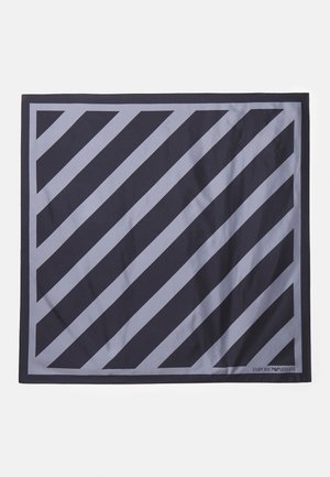 Emporio Armani FOULARD - Fular - black/grey
