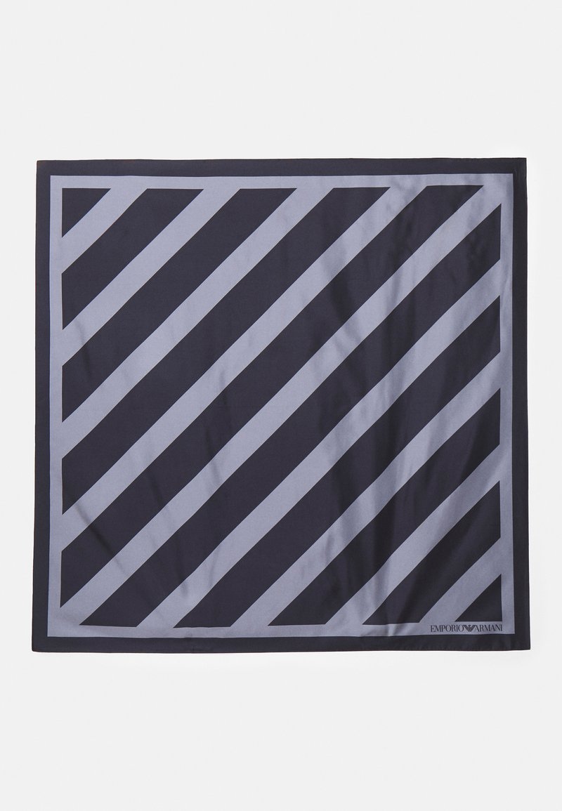 Emporio Armani FOULARD - Skjerf - black/grey