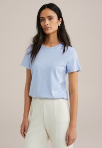 WE Fashion - T-Shirt basic - slate blue Thumbnail-Bild 1
