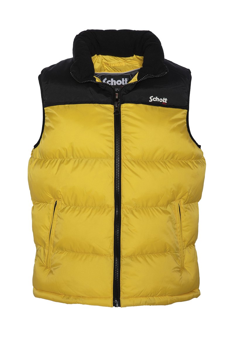 Schott Bodywarmer geel
