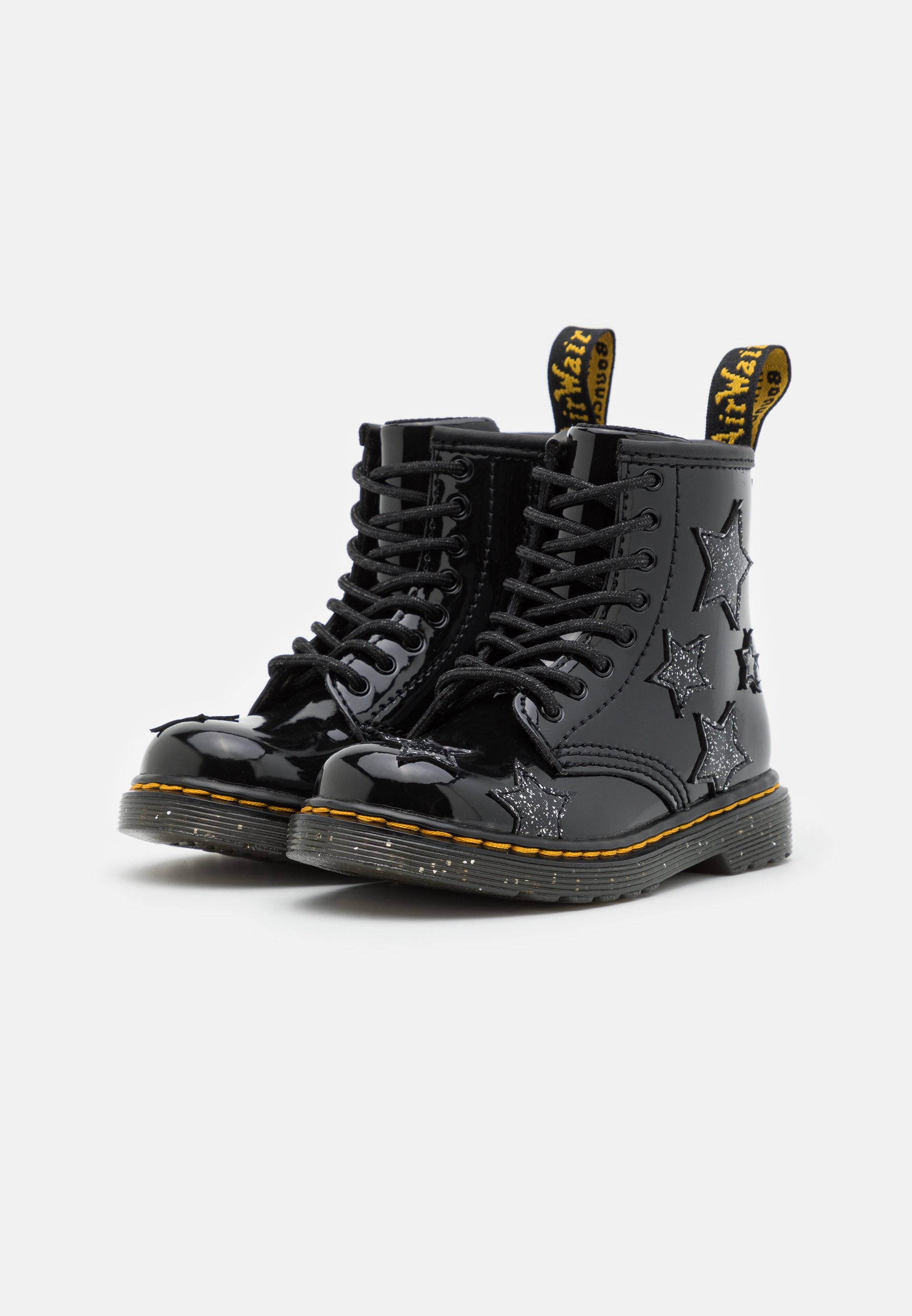 Dr. Martens 1460 - Stivaletti stringati - black/lamper/cosmic glitter/nero  - Zalando.it