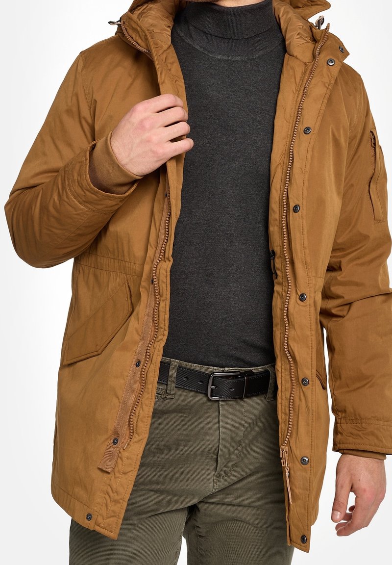 INDICODE JEANS Parka - mottled brown