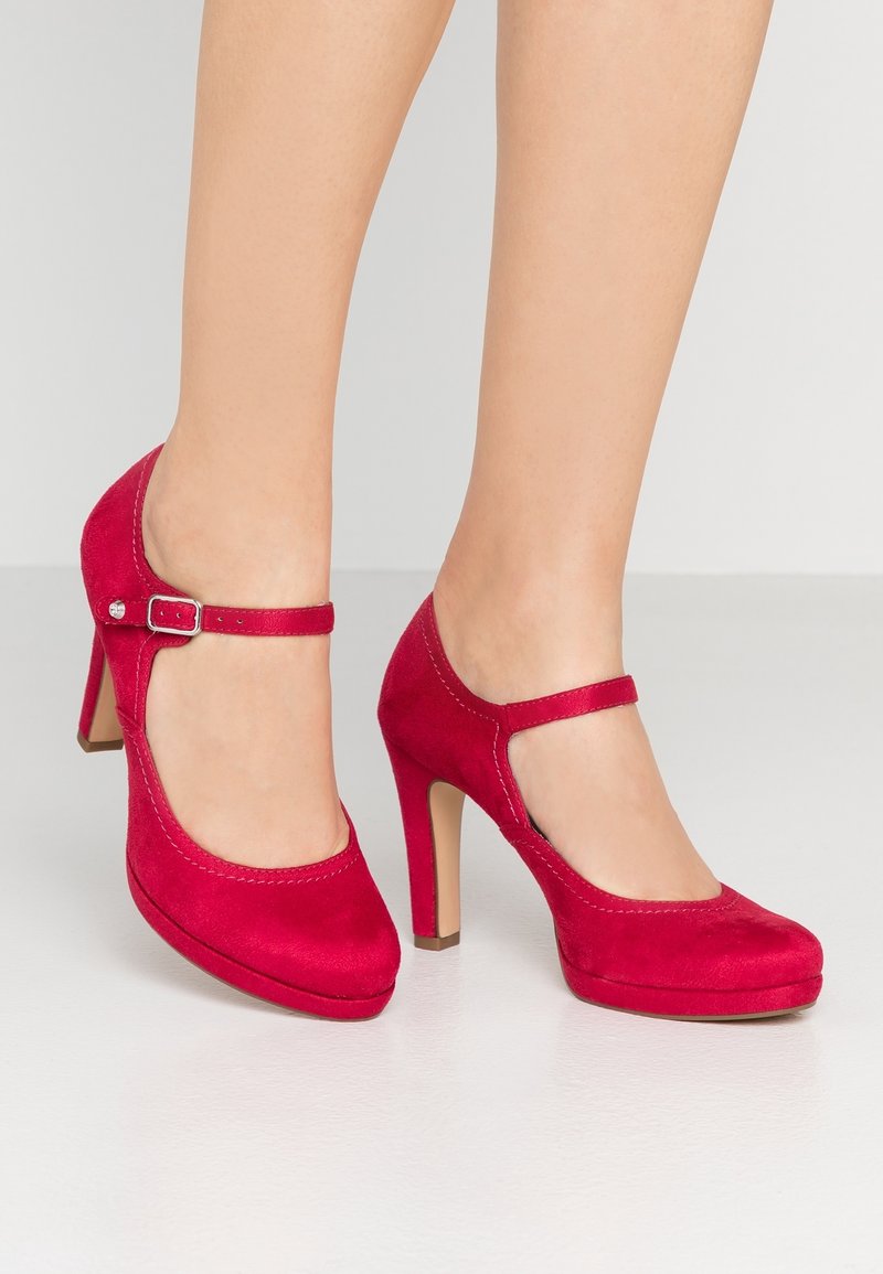 Tamaris Escarpins à talons hauts - red