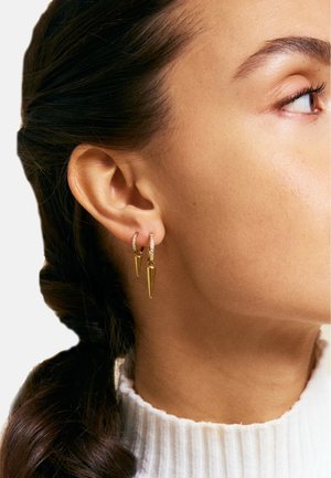 PEAK HOOPS SPARKLE - Earrings - gold-coloured