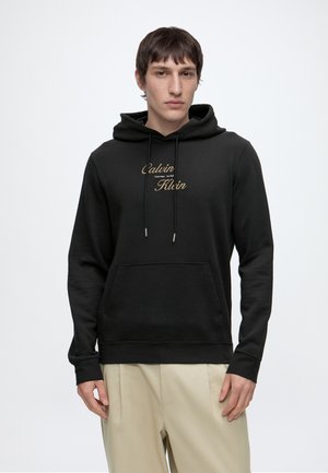 Calvin Klein Jeans TERRY GRAPHIC HOODIE - Sweat à capuche - black