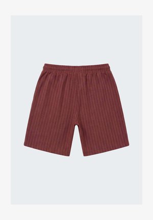 Project X Paris, SHORT À RAYURES AVEC TAILLE ÉLASTIQUÉE - Shorts - bordeaux