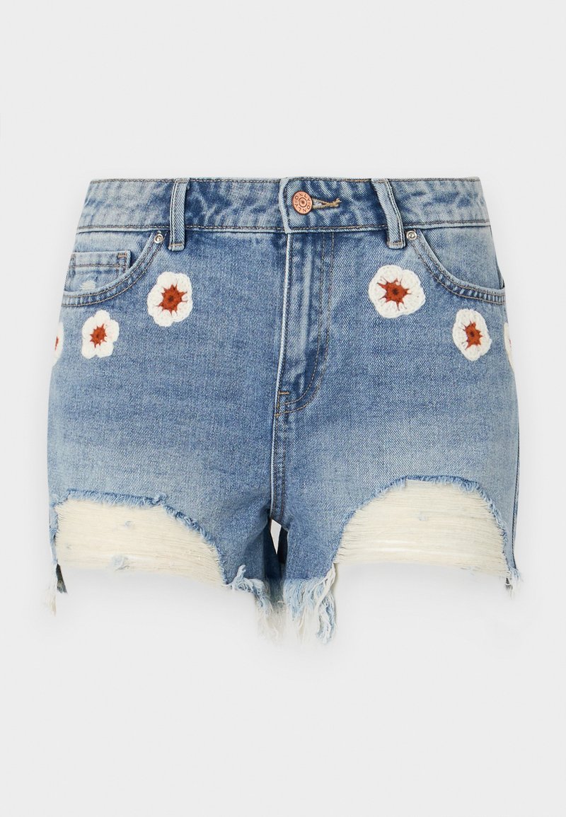 Only Jeansshort lichtblauw denim