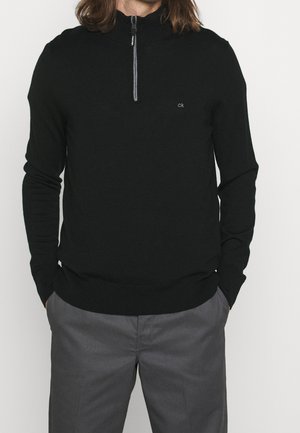 Strickpullover - black