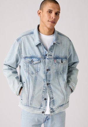 RELAXED TRUCKER  - Jeansjakke - light blue denim