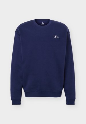 Under Armour, RIVAL FLEECE - Sweatshirt - midnight navy/white