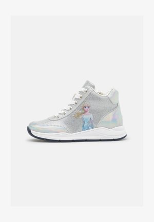 DISNEY FROZEN ELSA - HI-TOP TRAINERS LACE UP - High-top trainers - silver