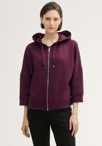 TOM TAILOR Sweater met rits - blackberry