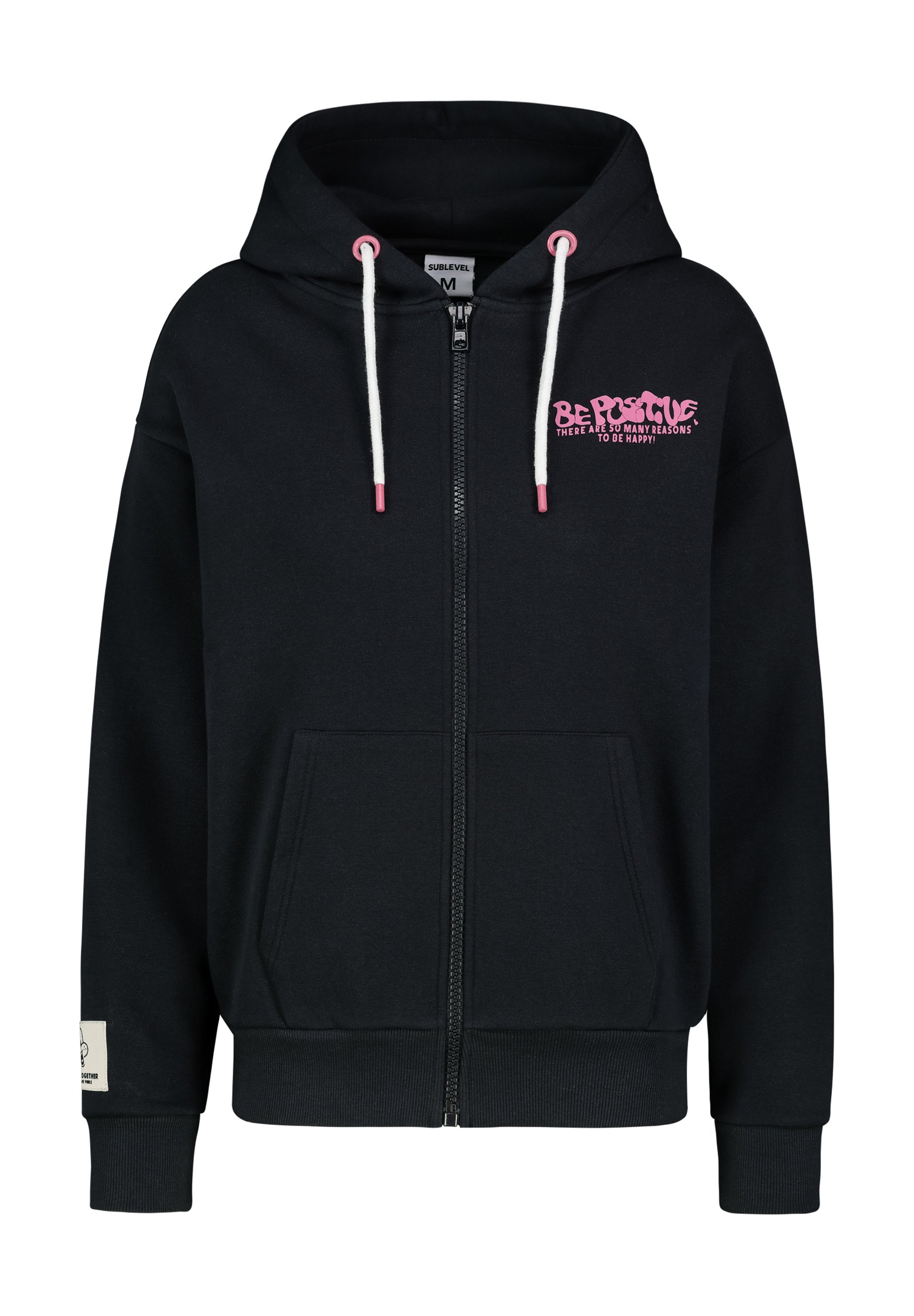 Sublevel MIT PRINT Sweatjacke dark grey/dunkelgrau Zalando