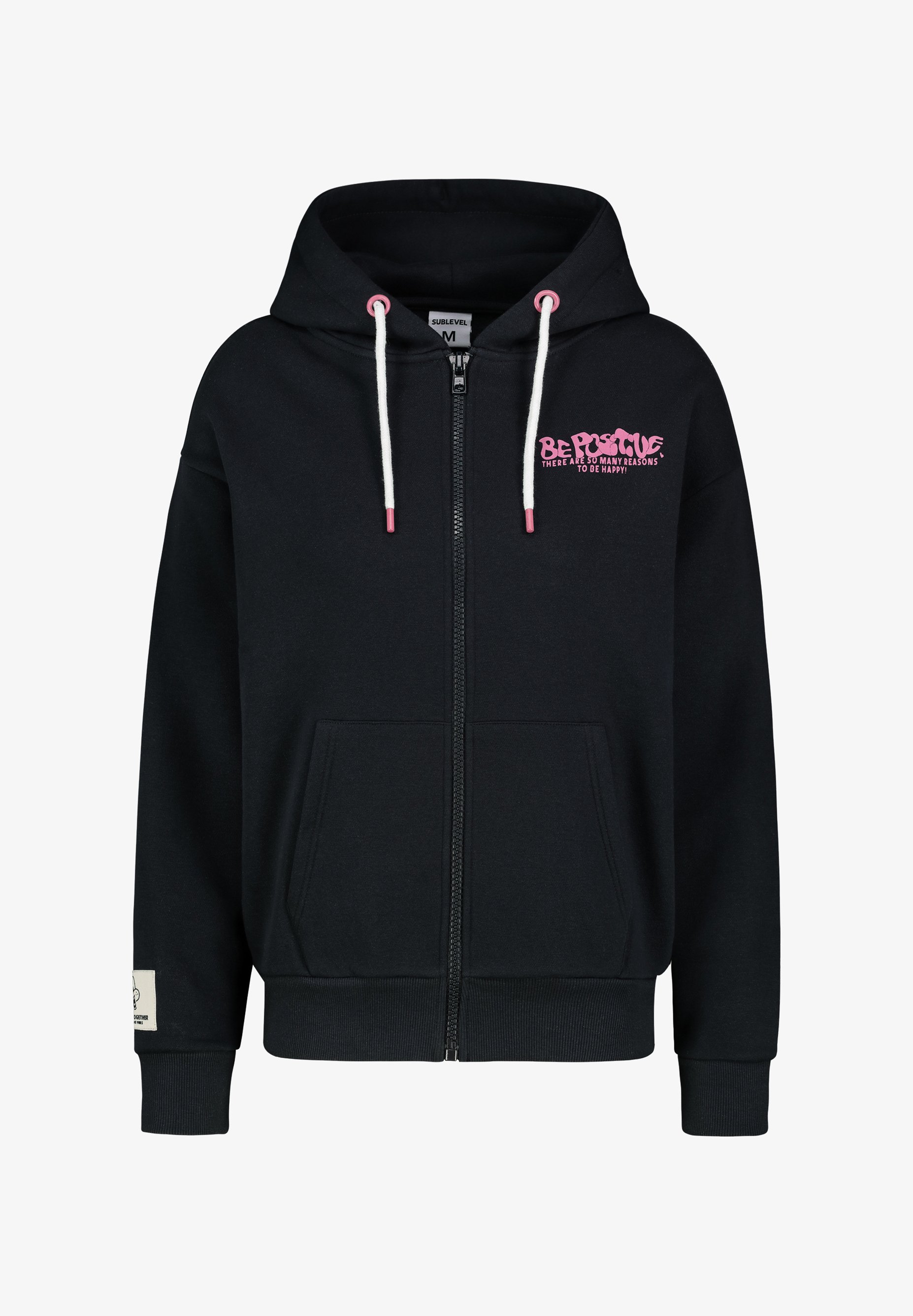 Sublevel MIT PRINT Sweatjacke dark grey/dunkelgrau Zalando