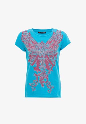 Cipo & Baxx, T-shirt imprimé - turquoise