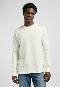 Lee WAFFLE TEE - REGULAR FIT - Camiseta de manga larga - ecru