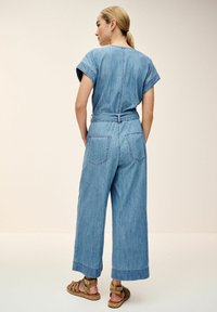 Next LIGHTWEIGHT WIDE LEG - Kezeslábas - mid blue