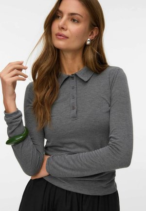 AWGLESHA - Polo majica - medium grey melange
