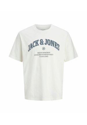 JJEDENVER GRAPHIC TEE SS O-NECK - Trükipildiga T-särk - cloud dancer