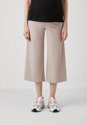 Pantalon classique - mottled beige