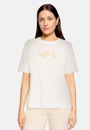 Cartoon T-shirts print - patch cream nature