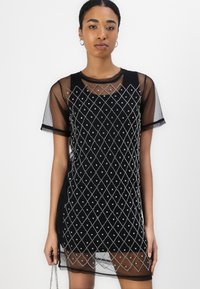 TWINSET ACTITUDE DRESS - Juhlamekko - black