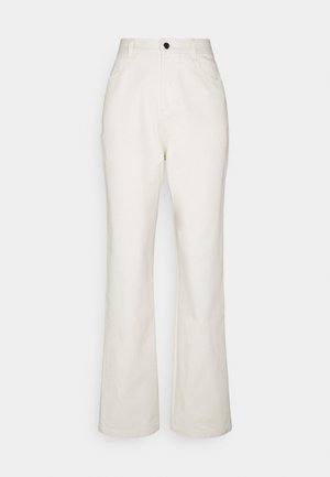 STRAIGHT PANTS - Kalhoty - offwhite