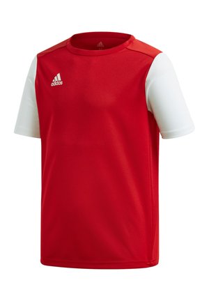 ESTRO  KURZARM  - T-Shirt sport - rotweissrot