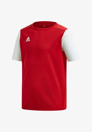 adidas Performance ESTRO KURZARM - T-Shirt sport - rotweissrot