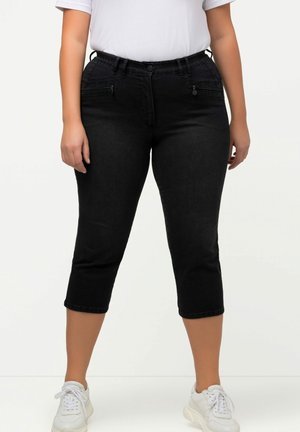 Mony taille élastique - Short en jean - noir