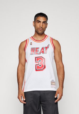 Mitchell & Ness NBA MIAMI HEAT DWYANE WADE SWINGMAN  - Maglia NBA - white