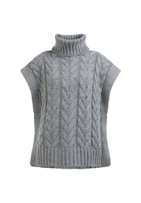 T-Shirt basic - dunkelgrau melange