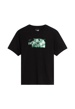 The North Face, M FOUNDATION SHORT SLEEVES T-SHIRT-GRAPH. - T-Shirt print - tnf black