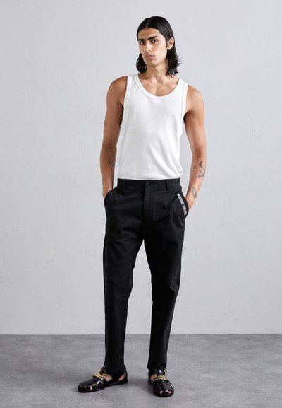 MOSCHINO PANTALONE - Stoffhose - fantasia nero