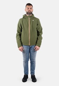 K-Way BONDED - Felpa con zip - verde
