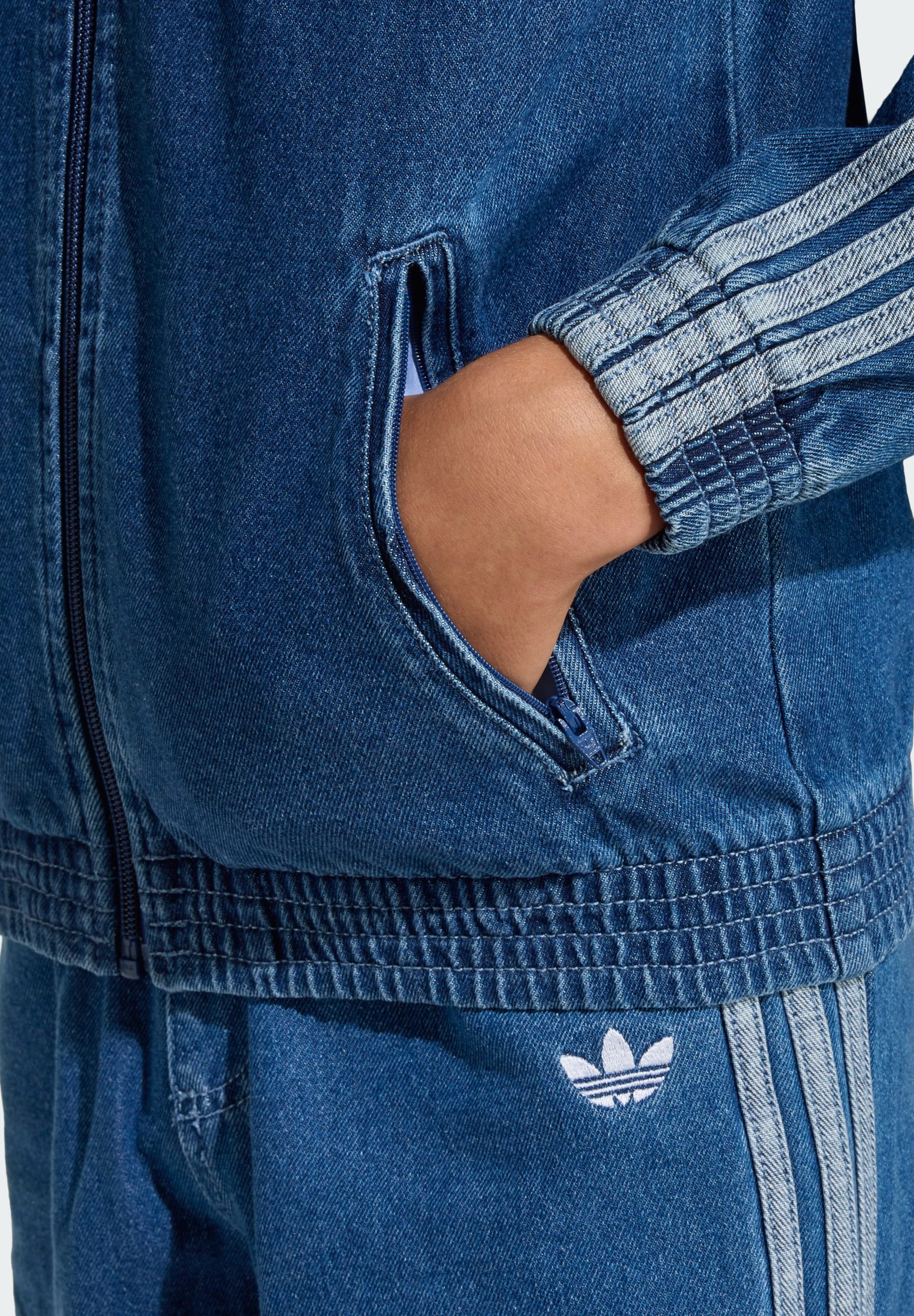 adidas Originals Denim jacket - medium vintage denim/blue denim