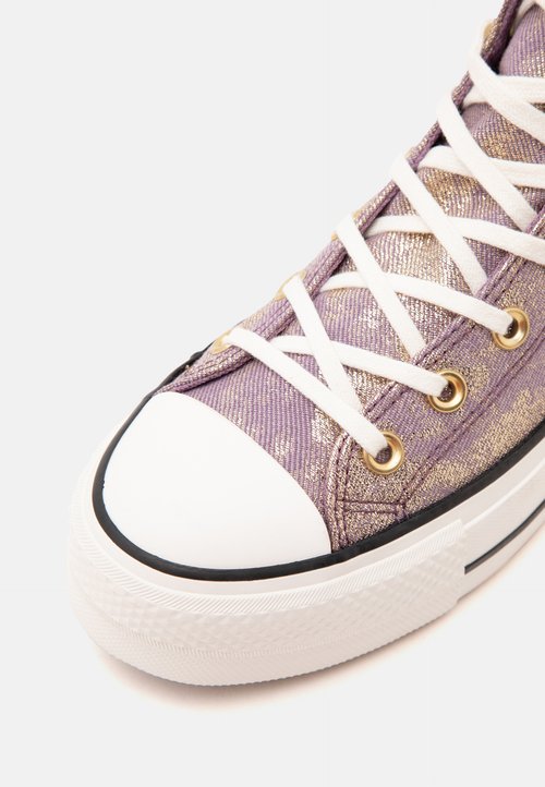Converse CHUCK TAYLOR ALL STAR LIFT PLATFORM - High-top trainers - hypnotic mauve/light gold-coloured — photo 6