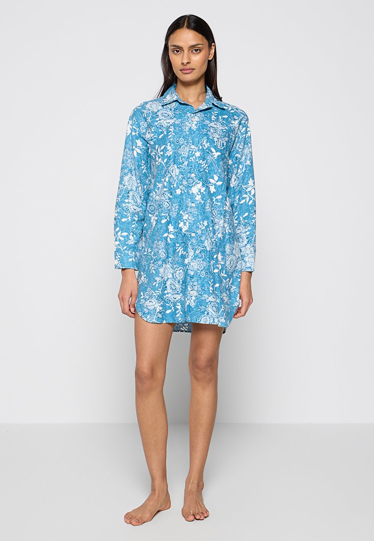 Lauren Ralph Lauren Nachtjapon blauw Lauren Ralph Lauren Nachtjapon blauw