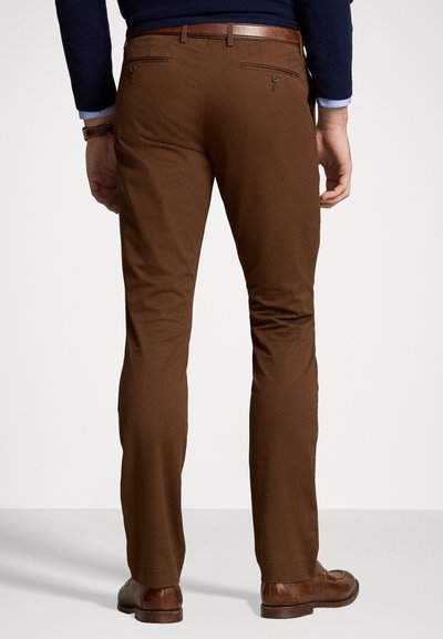 Polo Ralph Lauren FLAT PANT - Hlače - branch brown